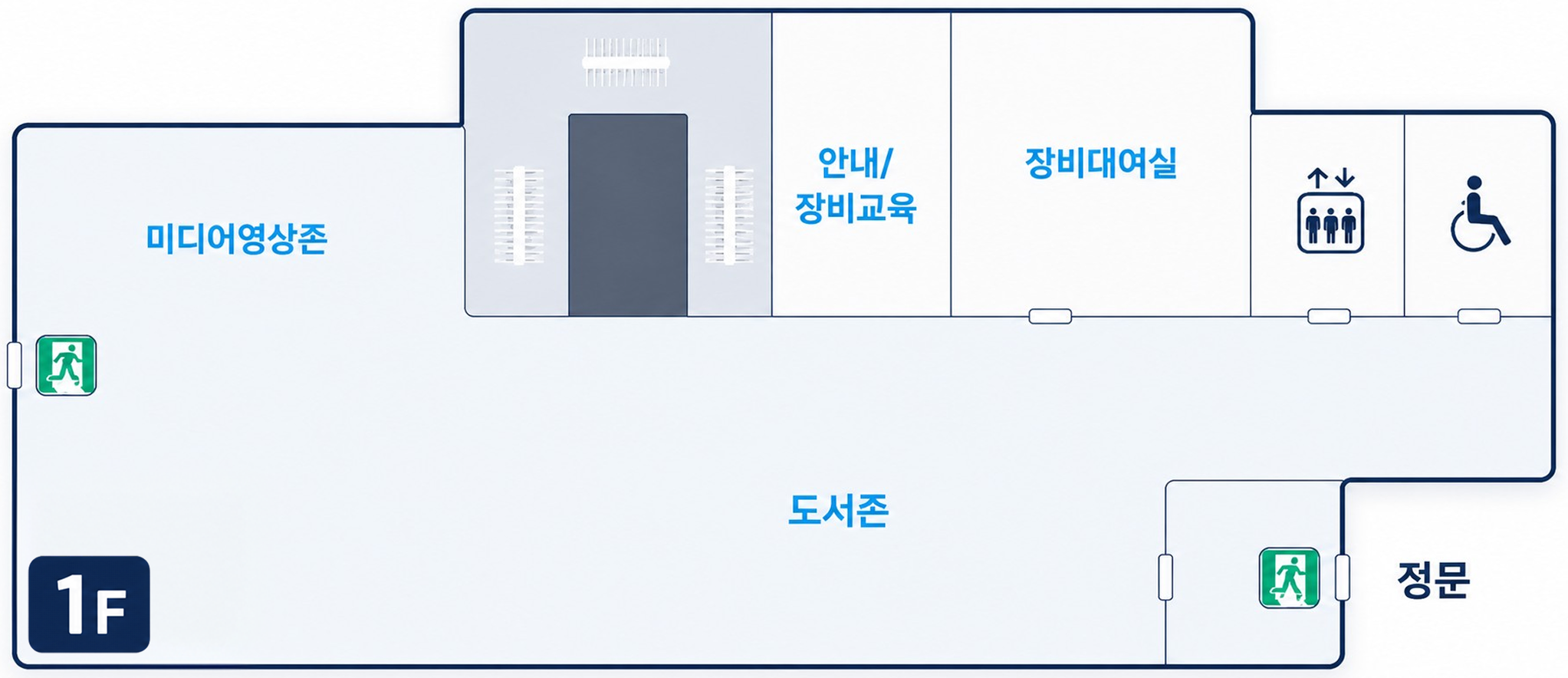 1층 시설 배치도